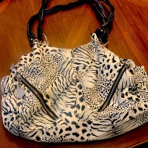 Animal Print leather bag
